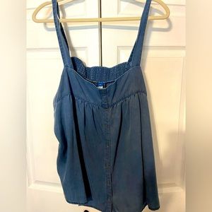 Chambray tank top